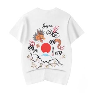 NIEPCE White YET032 JAPAN ALL CULTURE TEE Men’s Size Medium
